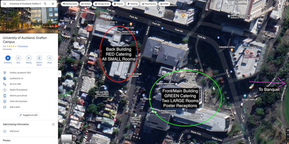 Map of SPLASH 2022 Venue